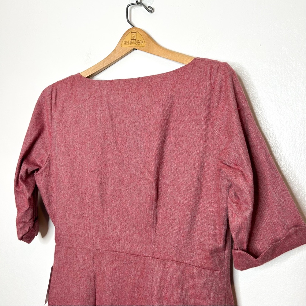 NWT Paris‎ Bloom Madeline Dress Retro Vintage Inspired Knee Length Dress Large L - Picture 7 of 8